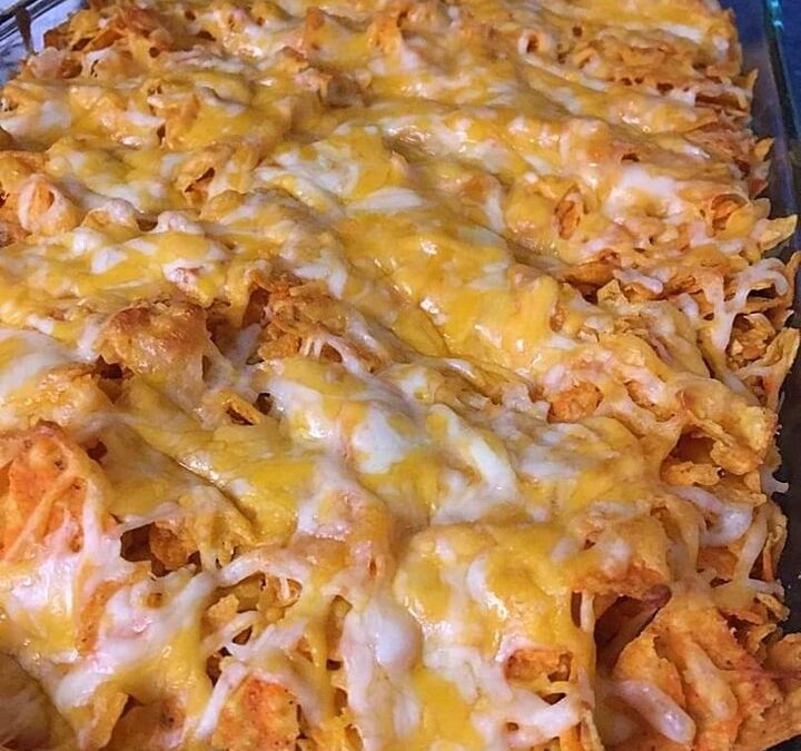 Cheesy and Crunchy Doritos Chicken Casserole