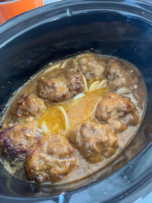 Slow Cooker Salisbury Steak